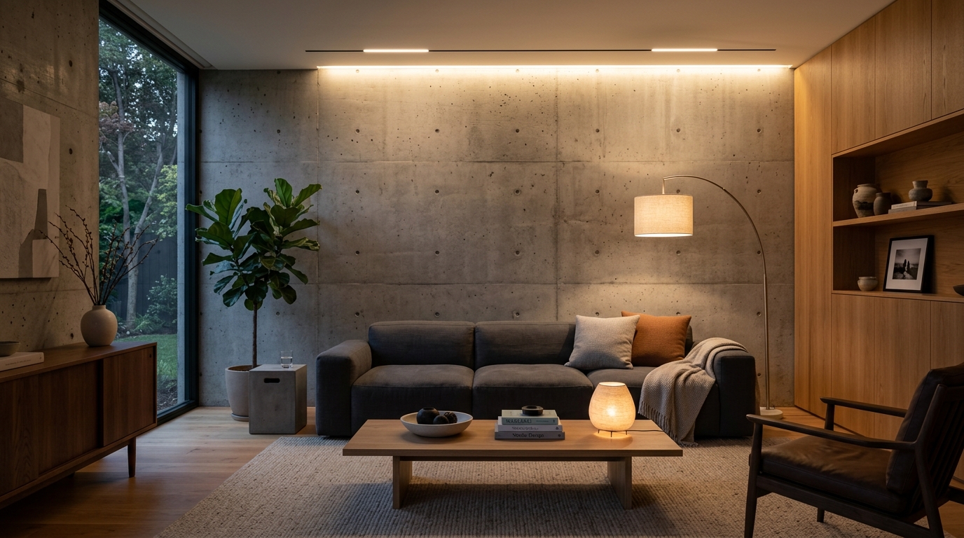 Proyecto 001 - Sala de Estar Minimalista