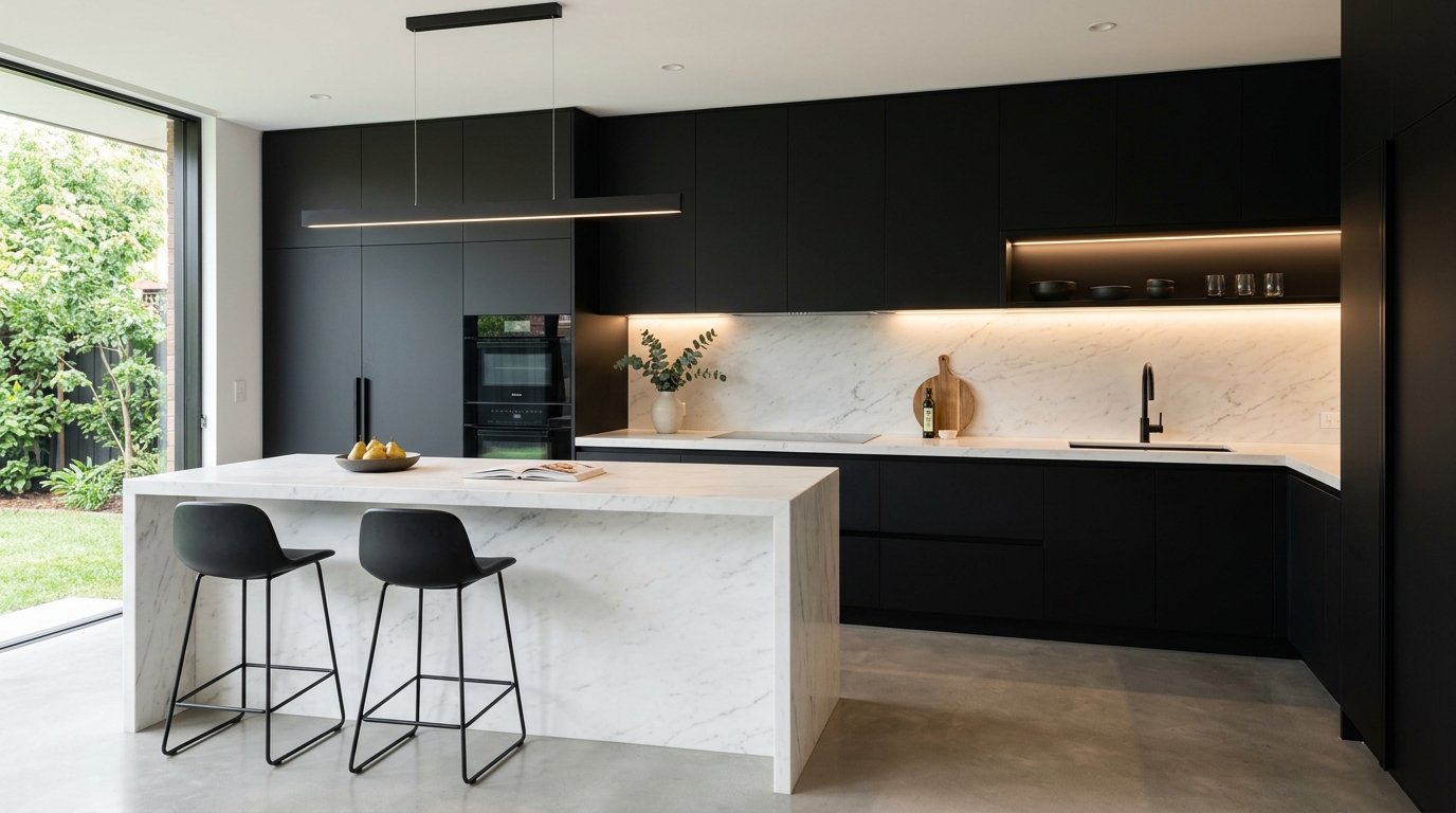 Proyecto 002 - Cocina Minimalista y Planos